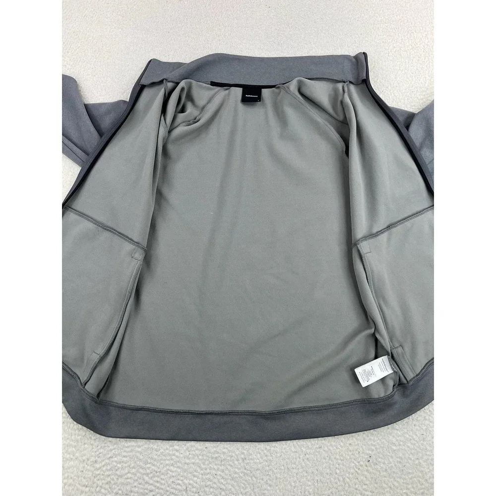 Peak Performance Jacket Mens Large Gray Pulse Zip Track Full Zip Performance